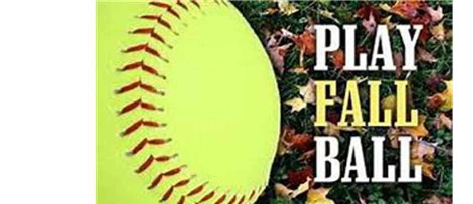 Fall Softball Registration is open!